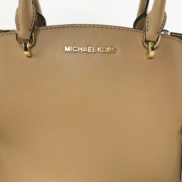 MICHAEL KORS Ellis SM Convertible Leather Satchel